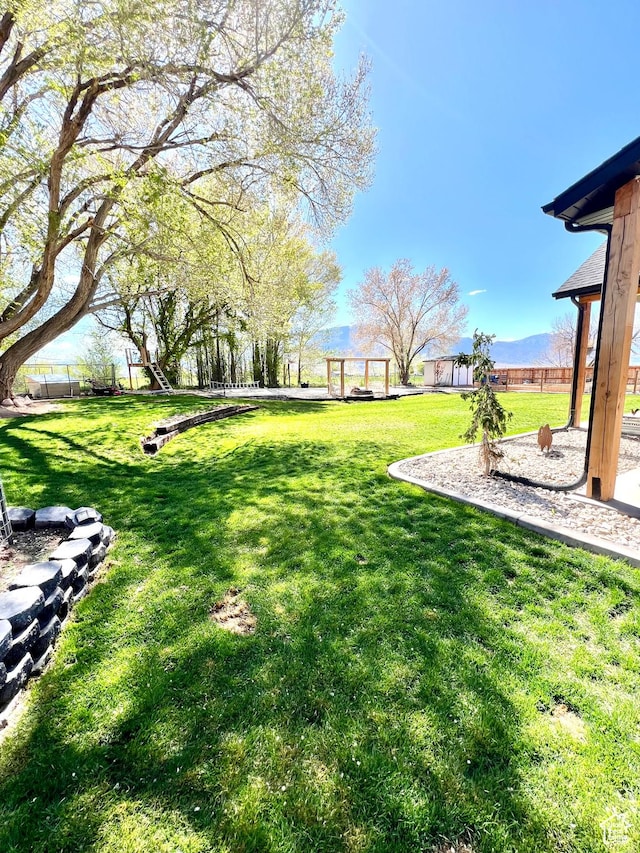 954 N 280 E, Elsinore, UT 84724 - view of yard with a mountain view and fence