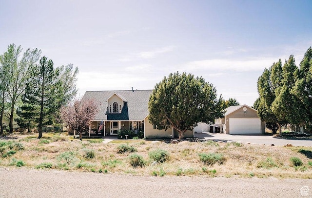 1478 S 4200 W, Cedar City, UT 84720 - view of front of home with a detached garage and an outdoor structure