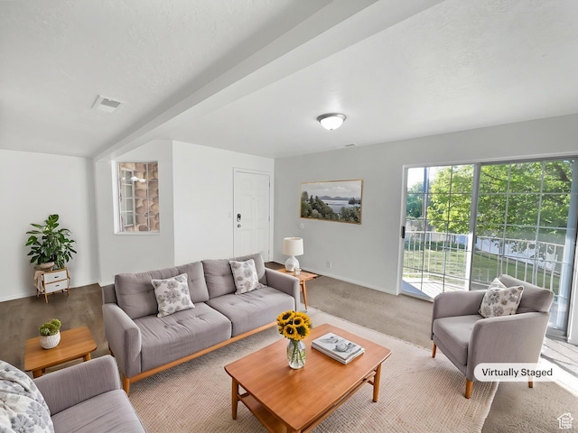 1303 N Riverside Ave Unit 32, Provo, UT 84604 - living area with light colored carpet and baseboards