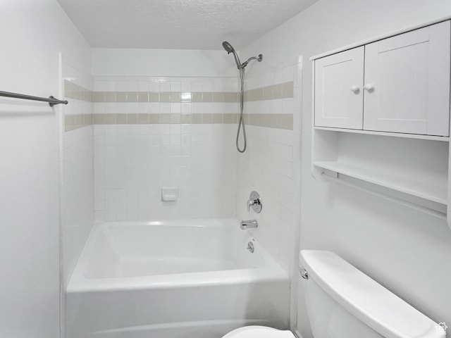 1303 N Riverside Ave Unit 32, Provo, UT 84604 - full bath featuring toilet, bathtub / shower combination, and a textured ceiling