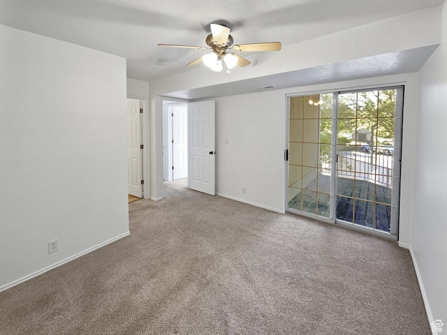 1303 N Riverside Ave Unit 32, Provo, UT 84604 - carpeted spare room featuring baseboards and ceiling fan