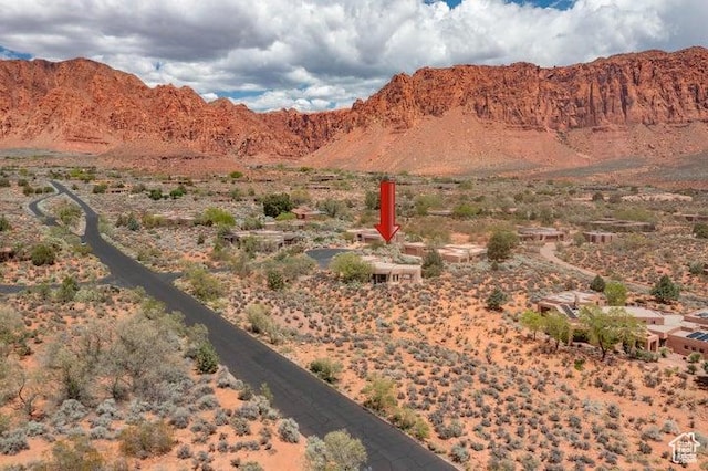 1151 W Shawnee Ct, Ivins, UT 84738 - property view of mountains featuring a desert view