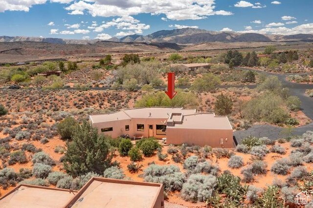 1151 W Shawnee Ct, Ivins, UT 84738 - aerial view featuring a mountain view