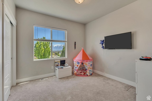 7518 S 5720 W, West Jordan, UT 84081 - game room featuring carpet, baseboards, and visible vents