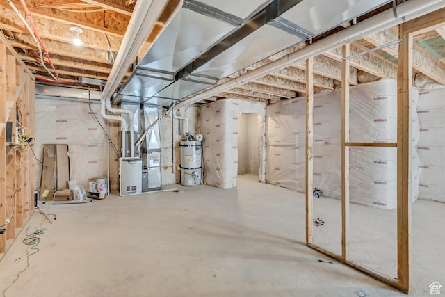 7518 S 5720 W, West Jordan, UT 84081 - unfinished basement featuring water heater and heating unit