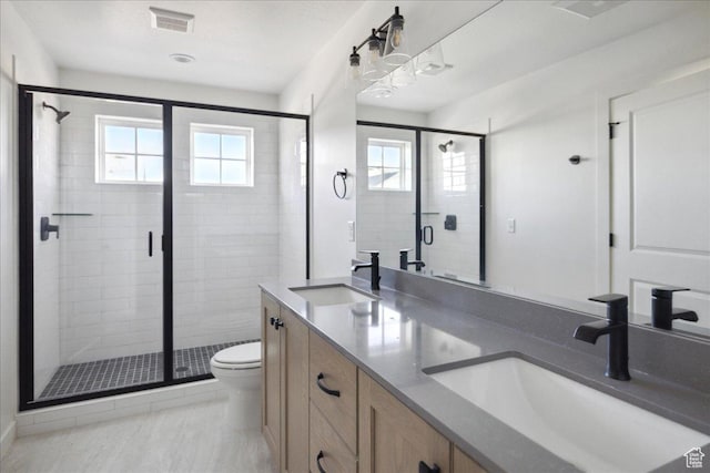 6768 W Docksider Dr Unit 298, South Jordan, UT 84009 - full bath with toilet, double vanity, and a shower stall