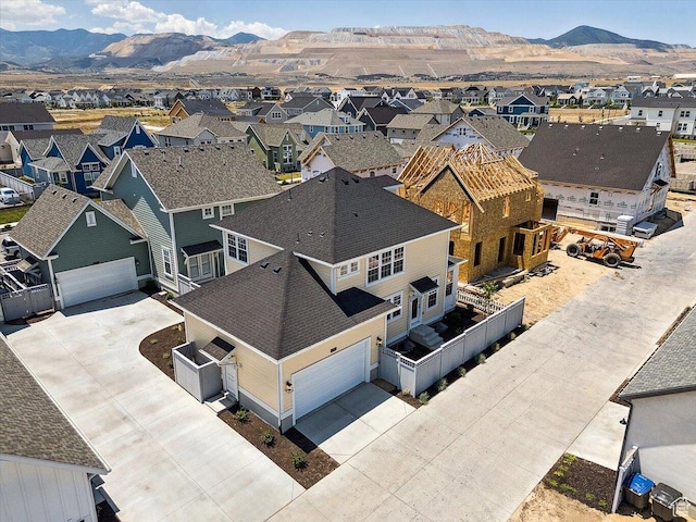 6768 W Docksider Dr Unit 298, South Jordan, UT 84009 - aerial view of residential area featuring a mountain backdrop