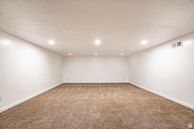 3440 Greenfield Cir, Mountain Green, UT 84050 - empty room with carpet, baseboards, visible vents, and recessed lighting