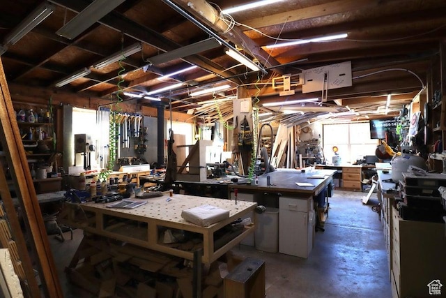 2304 S 11900 W, Cedar City, UT 84720 - misc room featuring concrete floors and a workshop area