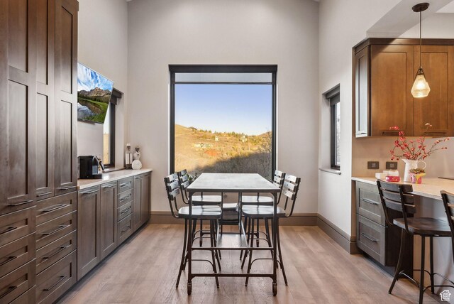 7515 Stagecoach Dr, Park City, UT 84098 - dining space featuring light wood-style floors