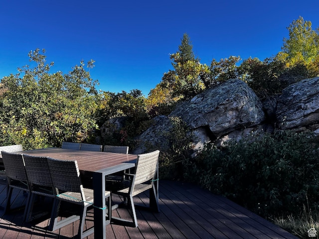 7515 Stagecoach Dr, Park City, UT 84098 - view of wooden terrace