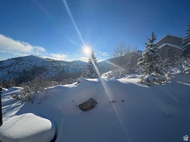 7515 Stagecoach Dr, Park City, UT 84098 - view of asphalt road featuring a mountain view