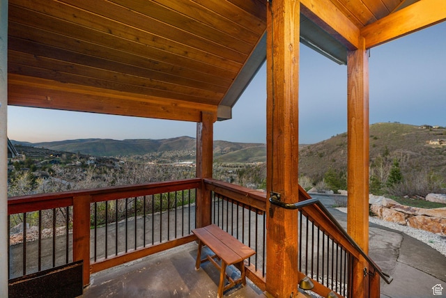 7515 Stagecoach Dr, Park City, UT 84098 - balcony featuring a mountain view