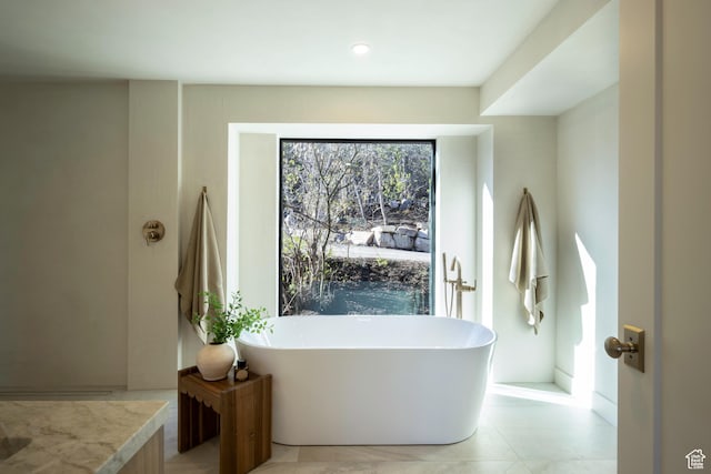 7370 N Buckboard Dr, Park City, UT 84098 - full bath featuring recessed lighting and a freestanding bath