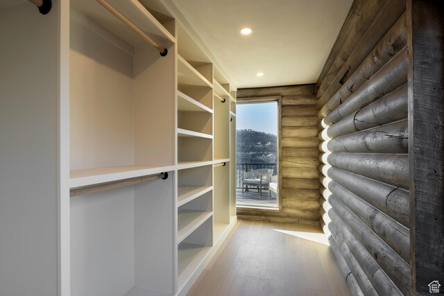 7370 N Buckboard Dr, Park City, UT 84098 - walk in closet with wood-type flooring
