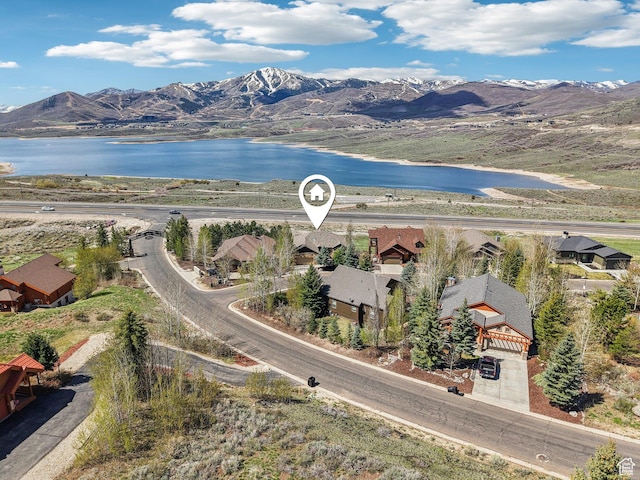 12221 Ross Creek Dr Unit 137, Kamas, UT 84036 - birds eye view of property featuring a water and mountain view