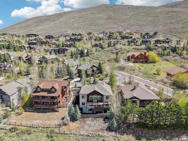 12221 Ross Creek Dr Unit 137, Kamas, UT 84036 - aerial view featuring a mountain view and a residential view