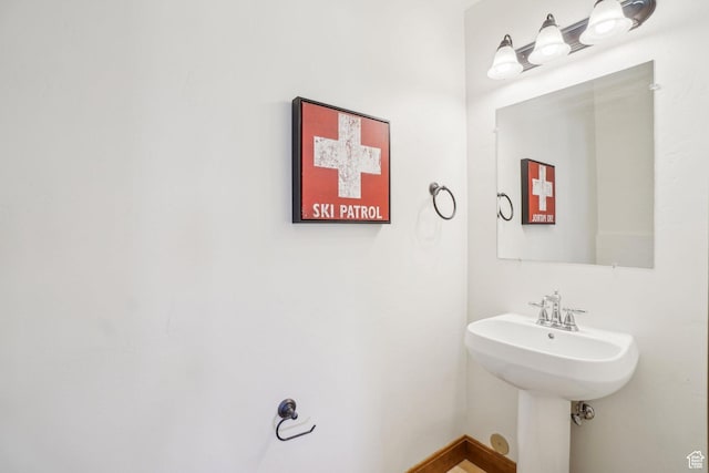 12221 Ross Creek Dr Unit 137, Kamas, UT 84036 - bathroom with a sink and baseboards