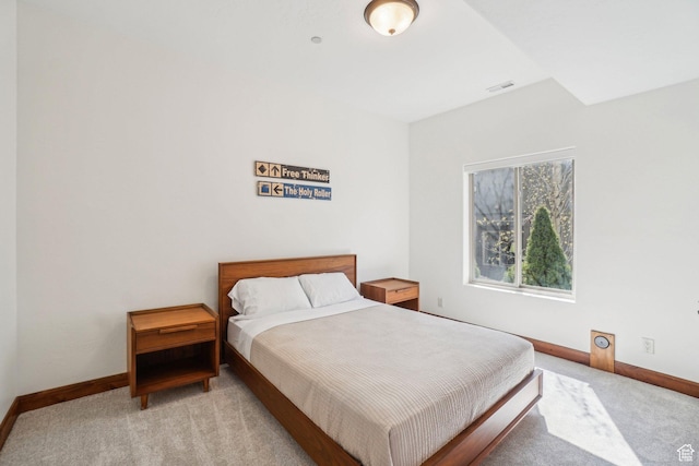 12221 Ross Creek Dr Unit 137, Kamas, UT 84036 - bedroom featuring light colored carpet, visible vents, and baseboards