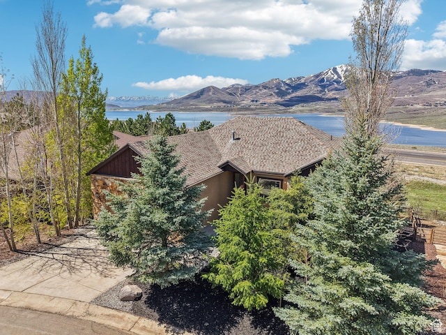 12221 Ross Creek Dr Unit 137, Kamas, UT 84036 - exterior space featuring a water and mountain view