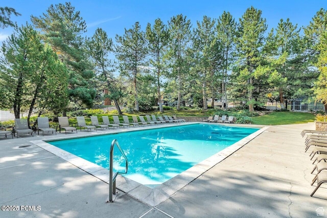 2025 Canyons Resort Dr Unit D4, Park City, UT 84098 - community pool featuring a patio and view of scattered trees