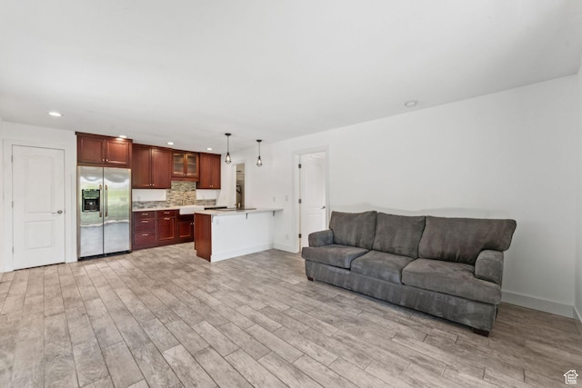 2025 Canyons Resort Dr Unit D4, Park City, UT 84098 - living area featuring recessed lighting and light wood-style flooring