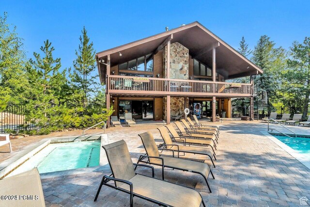 2025 Canyons Resort Dr Unit D4, Park City, UT 84098 - community pool featuring a patio and a hot tub