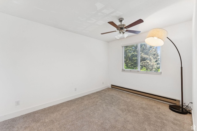 2025 Canyons Resort Dr Unit D4, Park City, UT 84098 - carpeted empty room with a baseboard radiator and a ceiling fan