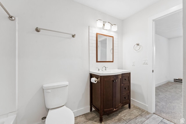 2025 Canyons Resort Dr Unit D4, Park City, UT 84098 - full bathroom with vanity, backsplash, and a baseboard radiator