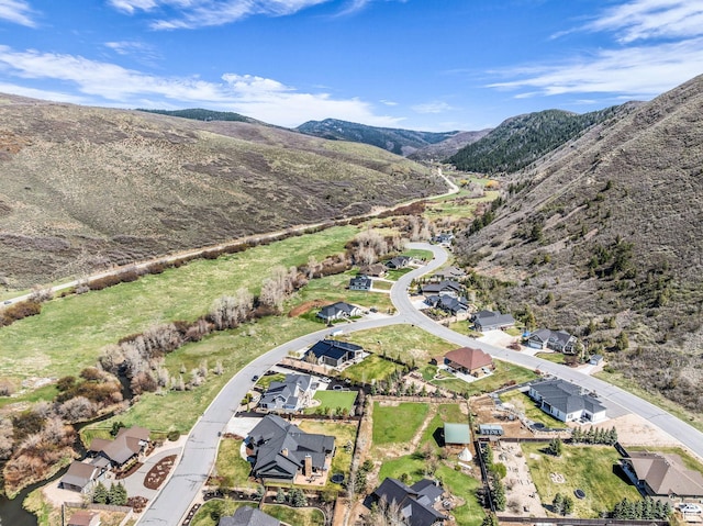 846 E 270 S, Kamas, UT 84036 - aerial view of property's location with a mountain backdrop and nearby suburban area