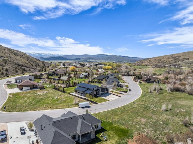 846 E 270 S, Kamas, UT 84036 - aerial perspective of suburban area featuring mountains
