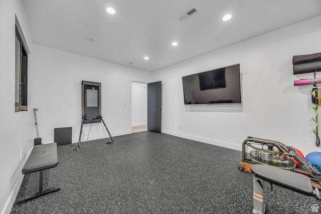 846 E 270 S, Kamas, UT 84036 - misc room with baseboards, recessed lighting, and rubber floors