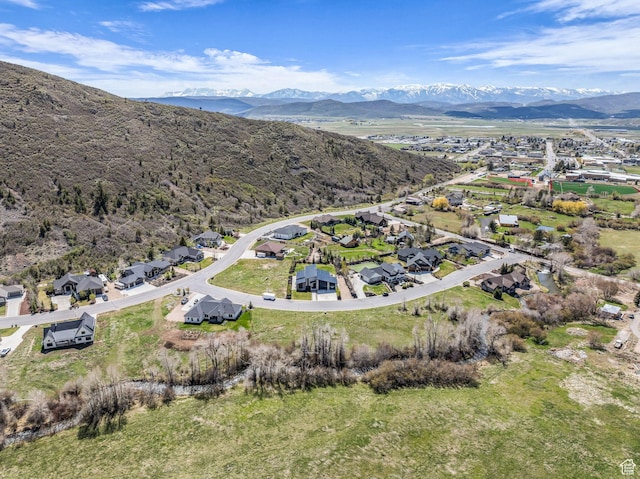 846 E 270 S, Kamas, UT 84036 - aerial perspective of suburban area featuring a mountainous background