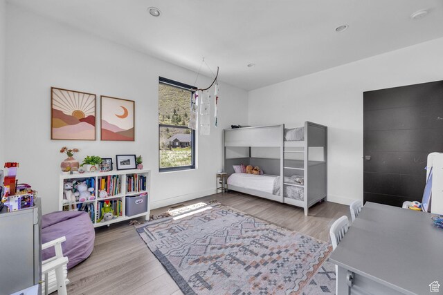 846 E 270 S, Kamas, UT 84036 - bedroom with wood finished floors, baseboards, and recessed lighting