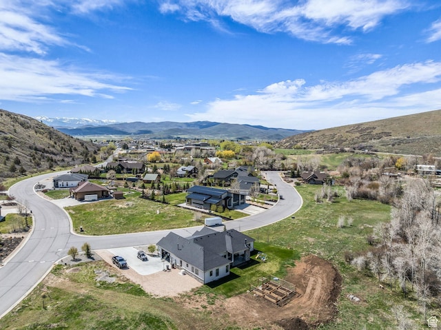 846 E 270 S, Kamas, UT 84036 - aerial view of residential area featuring a mountainous background
