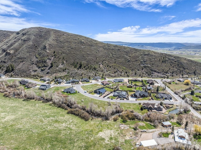 846 E 270 S, Kamas, UT 84036 - aerial view of residential area with a mountain backdrop