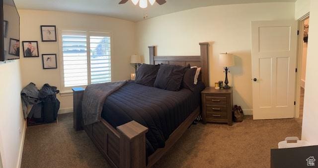 88 E 970 N, Santaquin, UT 84655 - carpeted bedroom with baseboards and a ceiling fan