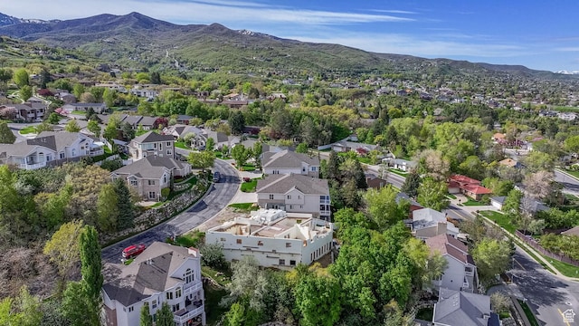 984 E Terrace Dr, Bountiful, UT 84010 - drone / aerial view with a mountain view and a residential view