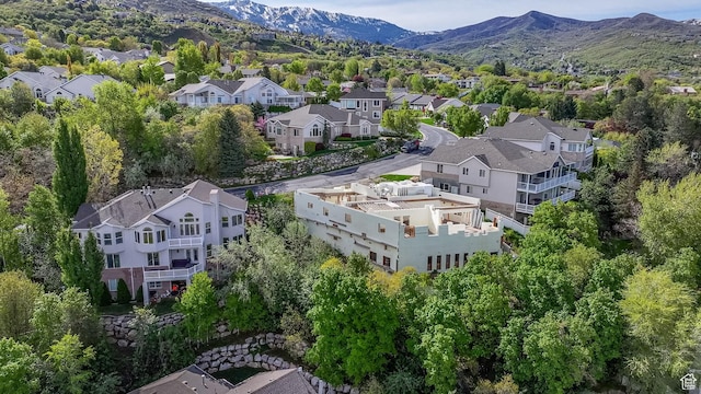 984 E Terrace Dr, Bountiful, UT 84010 - drone / aerial view with a mountain view and a residential view