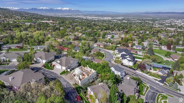 984 E Terrace Dr, Bountiful, UT 84010 - bird's eye view with a mountain view and a residential view