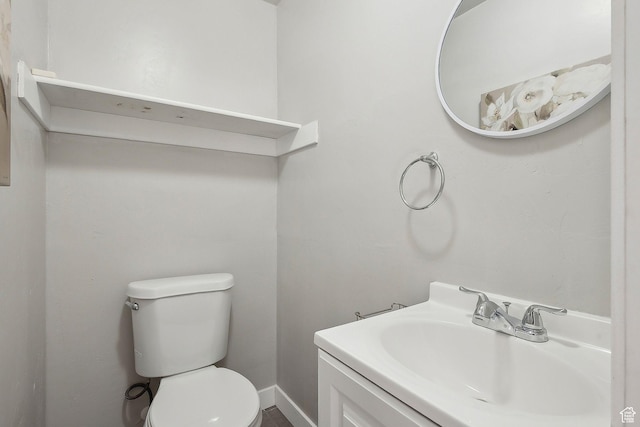 667 S Falkirk Rd Unit 24, Heber City, UT 84032 - half bathroom featuring vanity, toilet, and baseboards