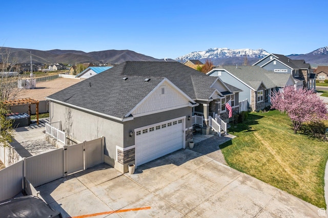 667 S Falkirk Rd Unit 24, Heber City, UT 84032 - birds eye view of property with a residential view and a mountain view