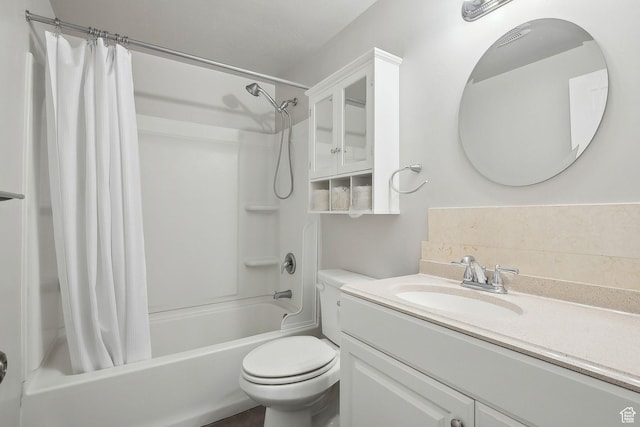667 S Falkirk Rd Unit 24, Heber City, UT 84032 - bathroom featuring toilet, shower / bath combo, and vanity
