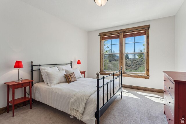 9855 N N Vista Dr Unit 104, Heber City, UT 84032 - bedroom with baseboards and light carpet