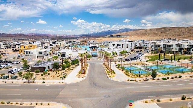 5740 Cardinal Wing Dr Unit 17, St George, UT 84790 - drone / aerial view featuring a mountain view