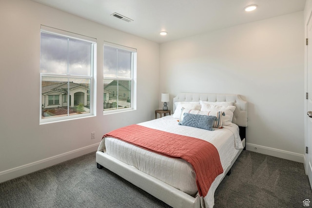 5740 Cardinal Wing Dr Unit 17, St George, UT 84790 - carpeted bedroom with baseboards, recessed lighting, and visible vents