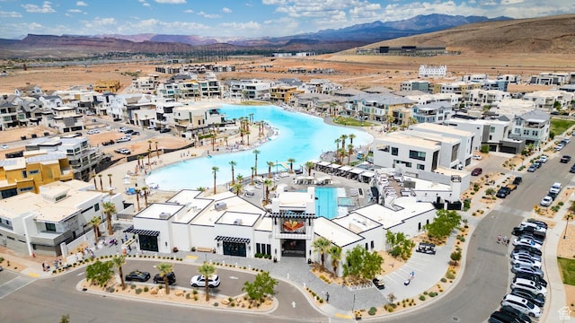 5740 Cardinal Wing Dr Unit 17, St George, UT 84790 - drone / aerial view featuring a mountain view