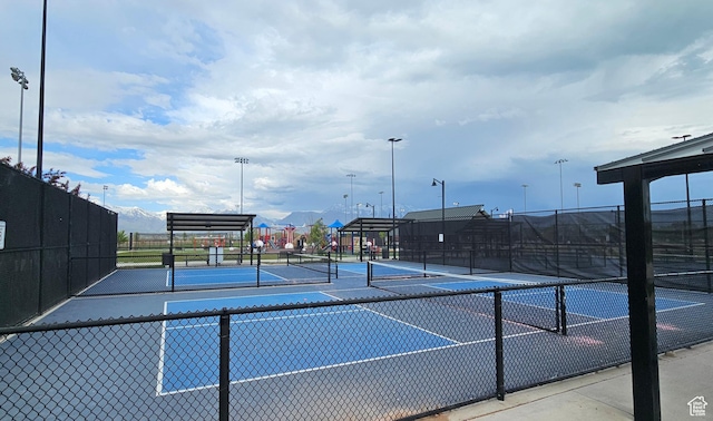 452 S Highpoint Dr, Saratoga Springs, UT 84045 - view of sport court featuring fence