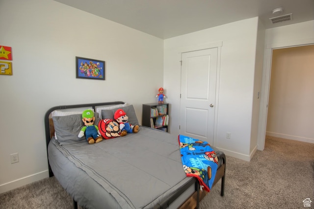 452 S Highpoint Dr, Saratoga Springs, UT 84045 - bedroom with carpet floors, baseboards, and visible vents