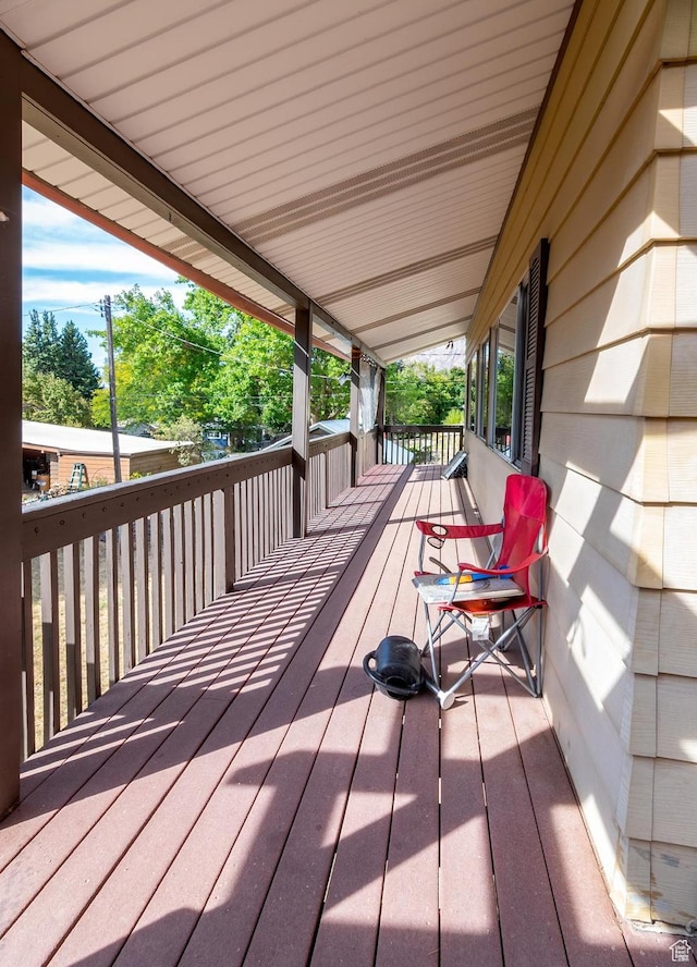 view of deck